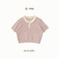 avocado - Shadow Shade Polo Tops เสื้อโปโลทรงครอป ยืดได้เยอะ ไม่ต้องรีด