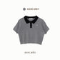 avocado - Shadow Shade Polo Tops เสื้อโปโลทรงครอป ยืดได้เยอะ ไม่ต้องรีด