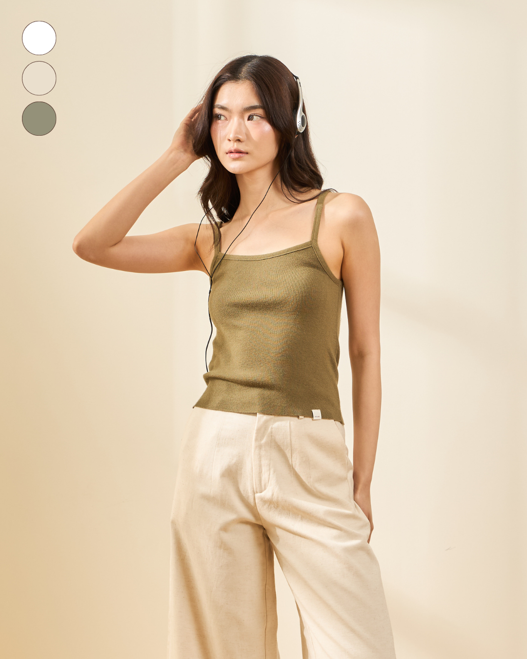 avocado - Matte Singlet เสื้อกล้ามไหมพรม เนื้อผ้าหนานุ่ม