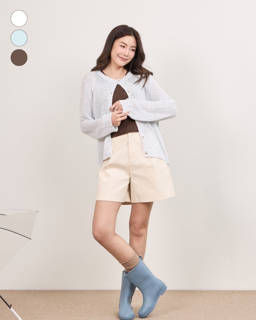 avocado - Monaco crochet tops เสื้อคาร์ดิแกนถักโครเชต์ทรง Oversize