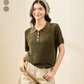 avocado - Corner Knit Polo เสื้อโปโลไหมพรม เนื้อผ้านุ่ม โปร่ง เหมาะกับ Summer