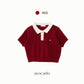 avocado - Shadow Shade Polo Tops เสื้อโปโลทรงครอป ยืดได้เยอะ ไม่ต้องรีด