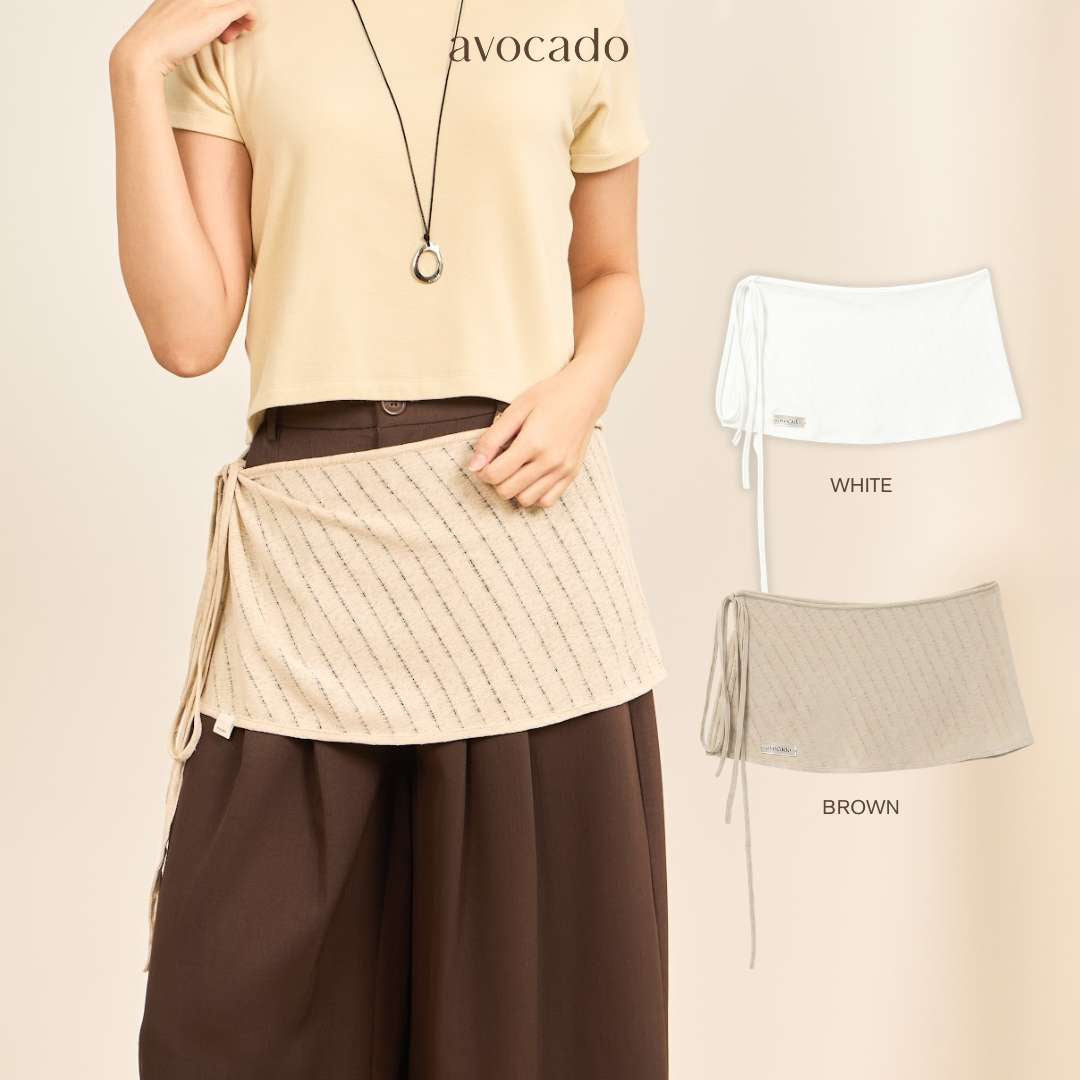 avocado - Velae Waist Wrap กระโปรงผ้าฉลุ แมตช์เลเยอร์