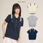 avocado - Sister Knit Polo เสื้อไหมพรมแขนสั้น เรียบง่ายแต่มีดีเทล ผ้านุ่ม