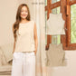 avocado - Huezy Blouse เสื้อแขนกุดคอกลม ลุคมินิมอล แมตช์ง่าย