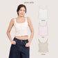 avocado - Abby Bra Tops เสื้อกล้ามคอเหลี่ยม มีบราในตัว ผ้านุ่ม ลื่น ใส่สบาย