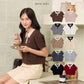 avocado - Shadow Shade Polo Tops เสื้อโปโลทรงครอป ยืดได้เยอะ ไม่ต้องรีด