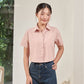 avocado - Profy Cropped Shirt เสื้อเชิ้ตครอปแขนสั้น ผ้าฝ้าย 100%