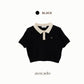 avocado - Shadow Shade Polo Tops เสื้อโปโลทรงครอป ยืดได้เยอะ ไม่ต้องรีด
