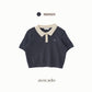 avocado - Shadow Shade Polo Tops เสื้อโปโลทรงครอป ยืดได้เยอะ ไม่ต้องรีด