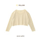 avocado - Jammy Tops เสื้อแขนยาวคอปาดทรงครอป บางเบา ใส่สบาย มี 8 สี