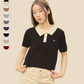 avocado - Shadow Shade Polo Tops เสื้อโปโลทรงครอป ยืดได้เยอะ ไม่ต้องรีด