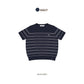 avocado - Linelie knit tops เสื้อยืดแขนสั้นลายทาง เนื้อผ้าไหมพรมเนียนนุ่ม I มี 3 ไซส์