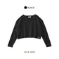 avocado - Jammy Tops เสื้อแขนยาวคอปาดทรงครอป บางเบา ใส่สบาย มี 8 สี