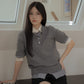 avocado - Tovey Knit Tops เสื้อโปโลสีพื้น ผ้าไหมพรมเนื้อเนียนนุ่ม