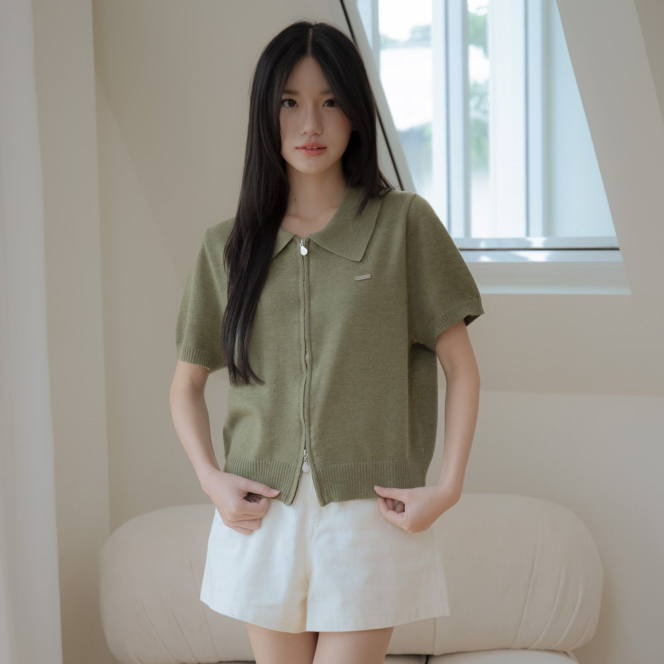 avocado - Momentum Jean Short กางเกงยีนส์ขาสั้น