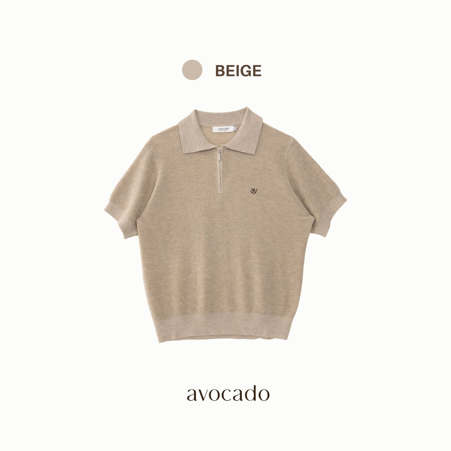 avocado - Casper Polo Tops เสื้อโปโลไหมพรม Summer Knit บางเบา ผ้าระบาย อากาศได้ดี UNISEX
