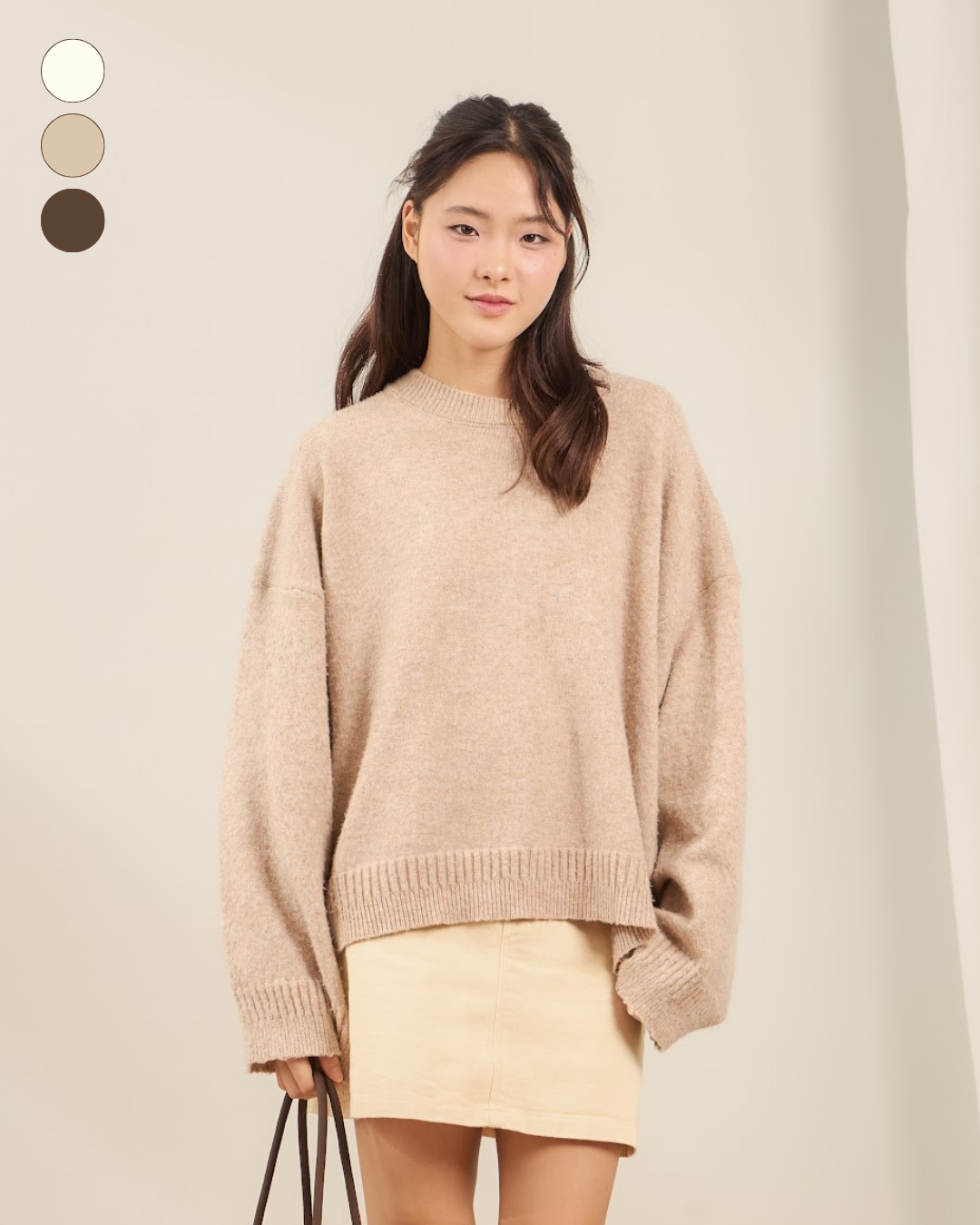 avocado - milo malt sweater เสื้อสเวตเตอร์ไหมพรม แขนยาวผ้านุ่น