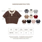 avocado - Shadow Shade Polo Tops เสื้อโปโลทรงครอป ยืดได้เยอะ ไม่ต้องรีด