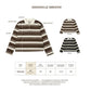 avocado - Greenville Sweater เสื้อสเวตเตอร์คอปก ลายทาง ผ้านุ่ม