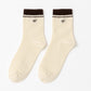 avocado - Couple Sock ถุงเท้าดีไซน์ตัดขอบสี