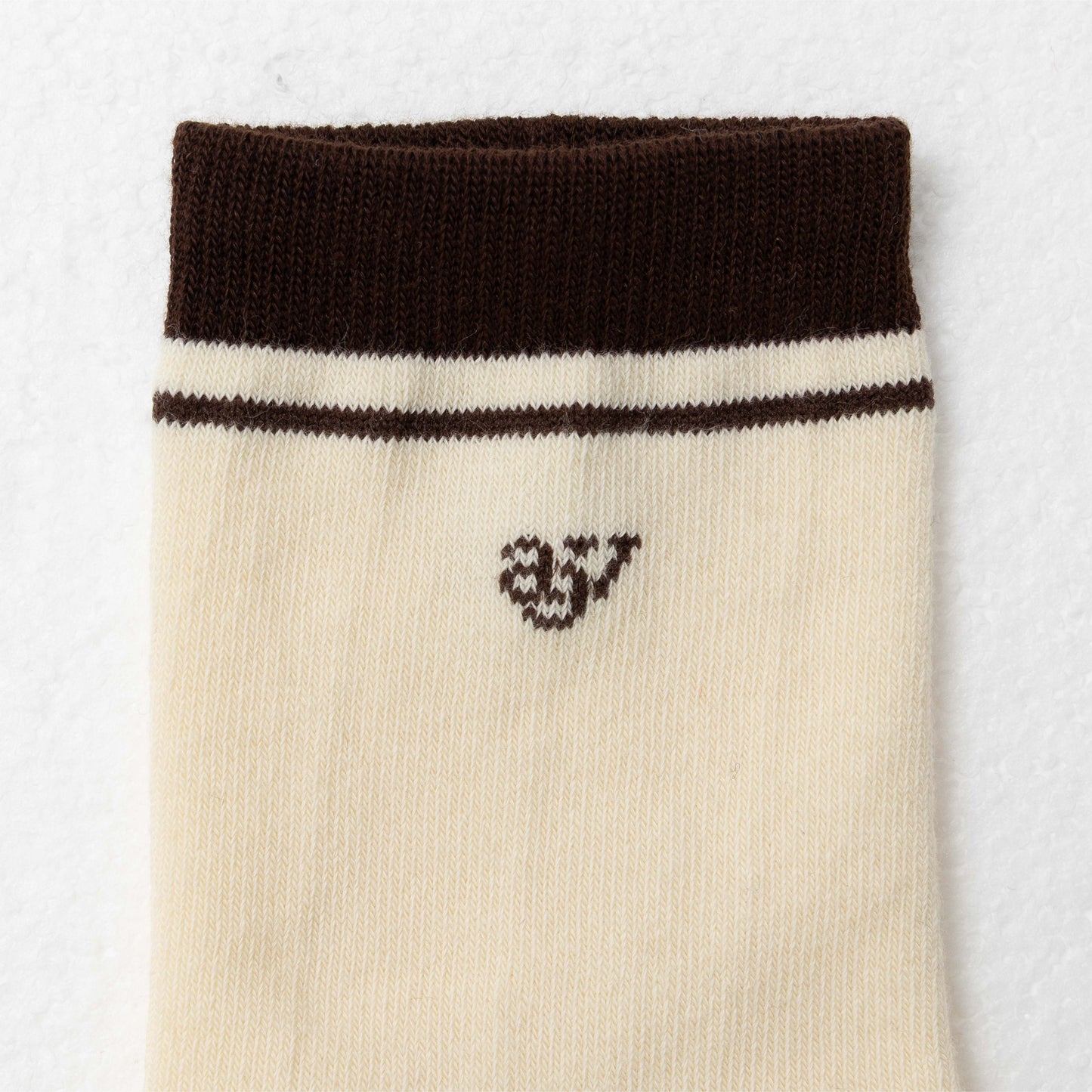 avocado - Couple Sock ถุงเท้าดีไซน์ตัดขอบสี