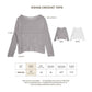avocado - Vienna crochet tops เสื้อถักโครเชต์ ทรงหลวม ผ้าโปร่งๆ ซีทรูเบาๆ