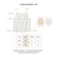 avocado - Floria Singlet Top เสื้อสายเดี่ยวผ้าฉลุผูกโบว์