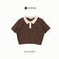 avocado - Shadow Shade Polo Tops เสื้อโปโลทรงครอป ยืดได้เยอะ ไม่ต้องรีด