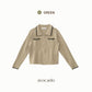 avocado - Powder Two Cardigan เสื้อคาร์ดิแกนไหมพรมคาร์ดิแกนซิปหน้า