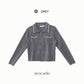 avocado - Powder Two Cardigan เสื้อคาร์ดิแกนไหมพรมคาร์ดิแกนซิปหน้า
