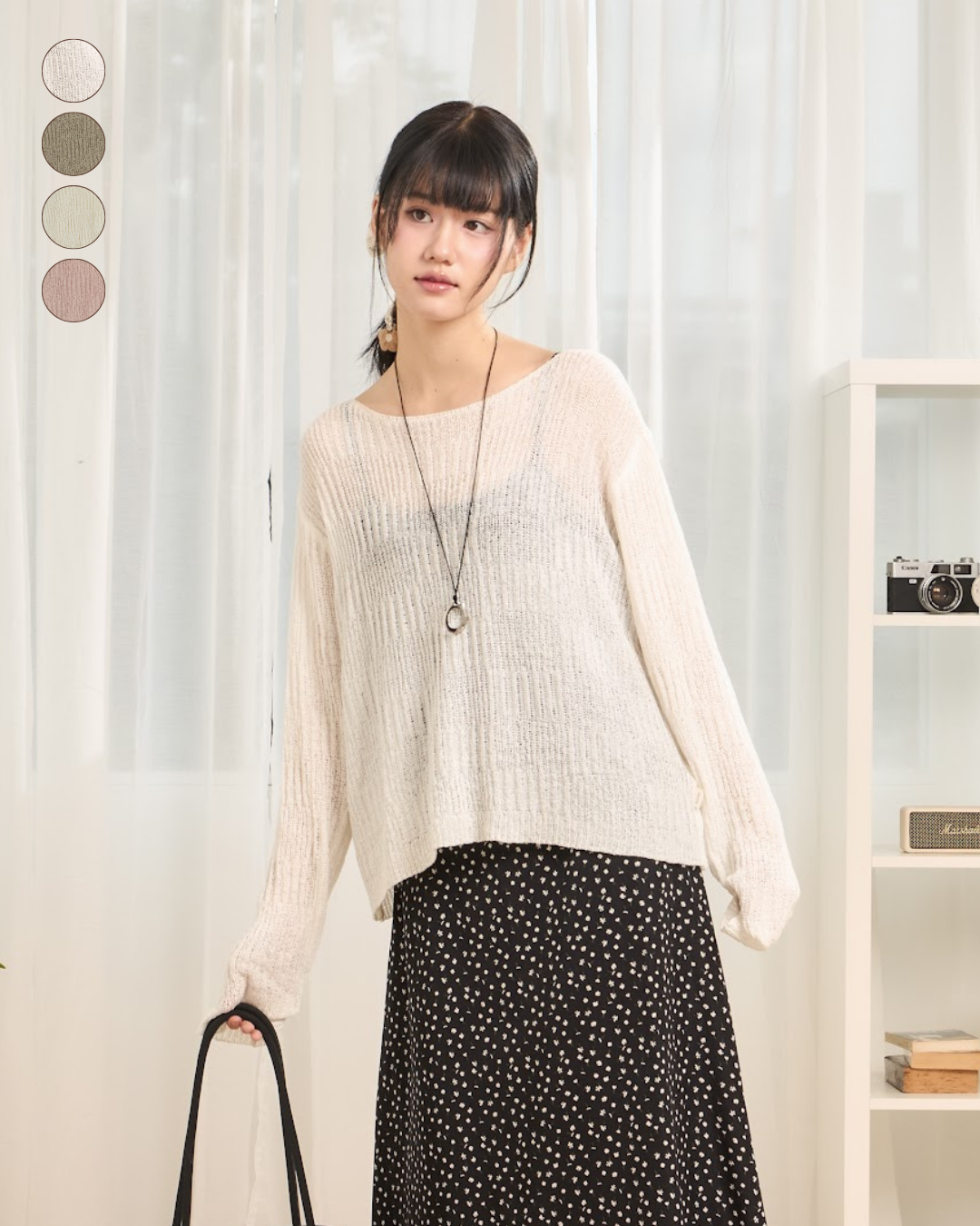 avocado - Natural Crochet Tops เสื้อทรง Oversize ถักโครเชต์ เนื้อผ้าโปร่ง บางเบา