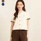 avocado - Airy-ann Crop Polo เสื้อโปโลครอปทูโทน