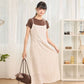 avocado - Hanako Dress เดรสลายดอกผ้าโพลีเอสเตอร์ มีซับใน สายปรับได้