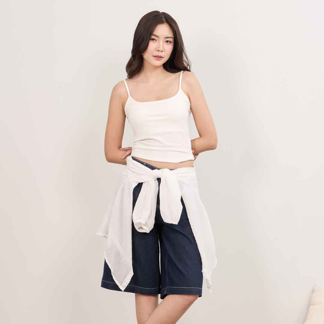 avocado - Bella Bra Tops เสื้อสายเดี่ยว มีบราในตัว ผ้านุ่ม ลื่น ใส่สบาย