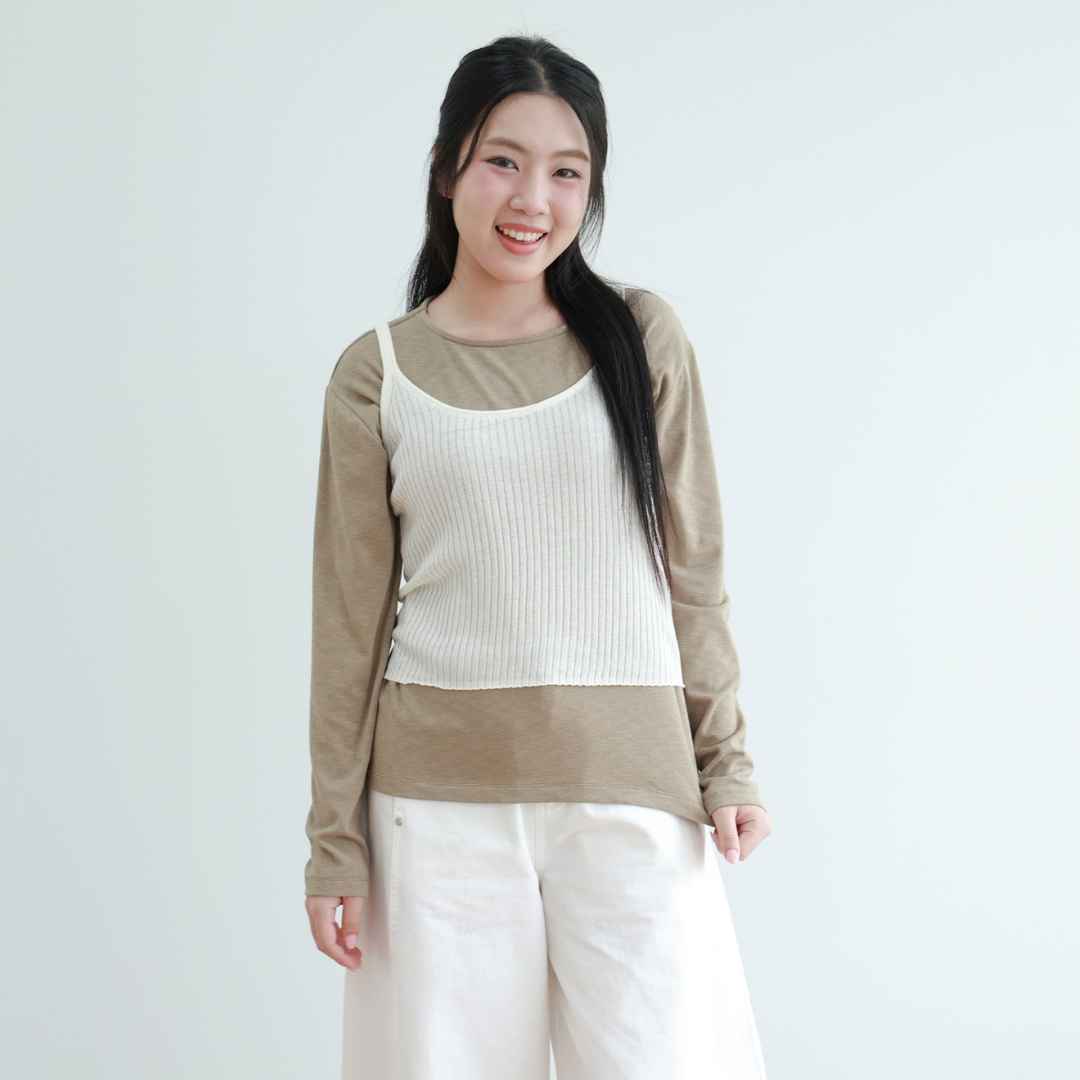avocado - Swift Knit Camisole เสื้อกล้ามผ้าร่องใหญ่ ทรงสวย