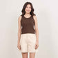 avocado - Cara Tank Tops เสื้อกล้ามทรงตัวยาว คอยู ผ้านุ่ม ลื่น ใส่สบาย
