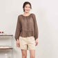 avocado - Iris light blouse เสื้อเบลาส์เนื้อผ้า Cotton ผสม เนื้อผ้าโปร่ง บางเบา