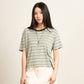 avocado - E-ros Line Top เสื้อยืดลายทาง ผ้าใส่สบาย ระบายอากาศได้ดี I มี 2 ไซส์