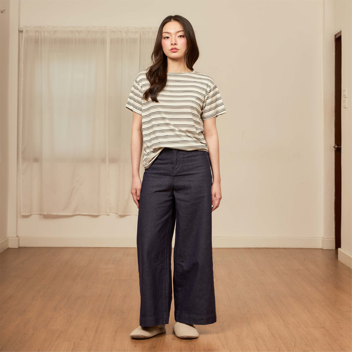 avocado - Hubbon Pants กางเกงขายาวเนื้อผ้า Cotton Jeans ทรงกระบอกใหญ่ I มีไซส์ S-XL