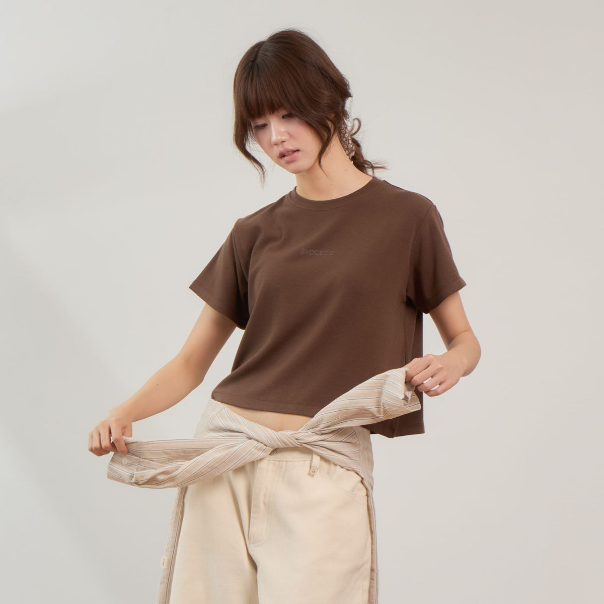 avocado - Rainbow Tee เสื้อยืดทรงพอดีตัวผ้านุ่ม ลื่น สบาย มีทั้งหมด 7 สี 3 ไซส์