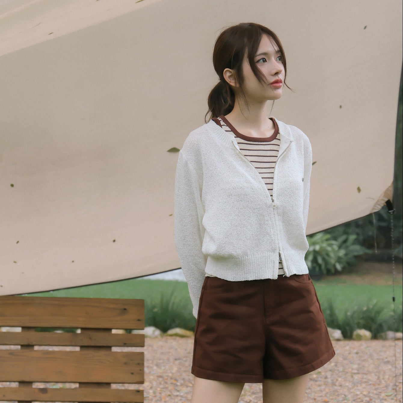 avocado - Momentum Jean Short กางเกงยีนส์ขาสั้น