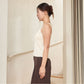 avocado - Madele Knit Tank เสื้อกล้ามเนื้อผ้าไหมพรมผ้าร่อง เข้ารูป ทรงสวย