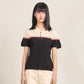 avocado -  Lira Knit Polo เสื้อโปโลคอกระดุมทูโทน