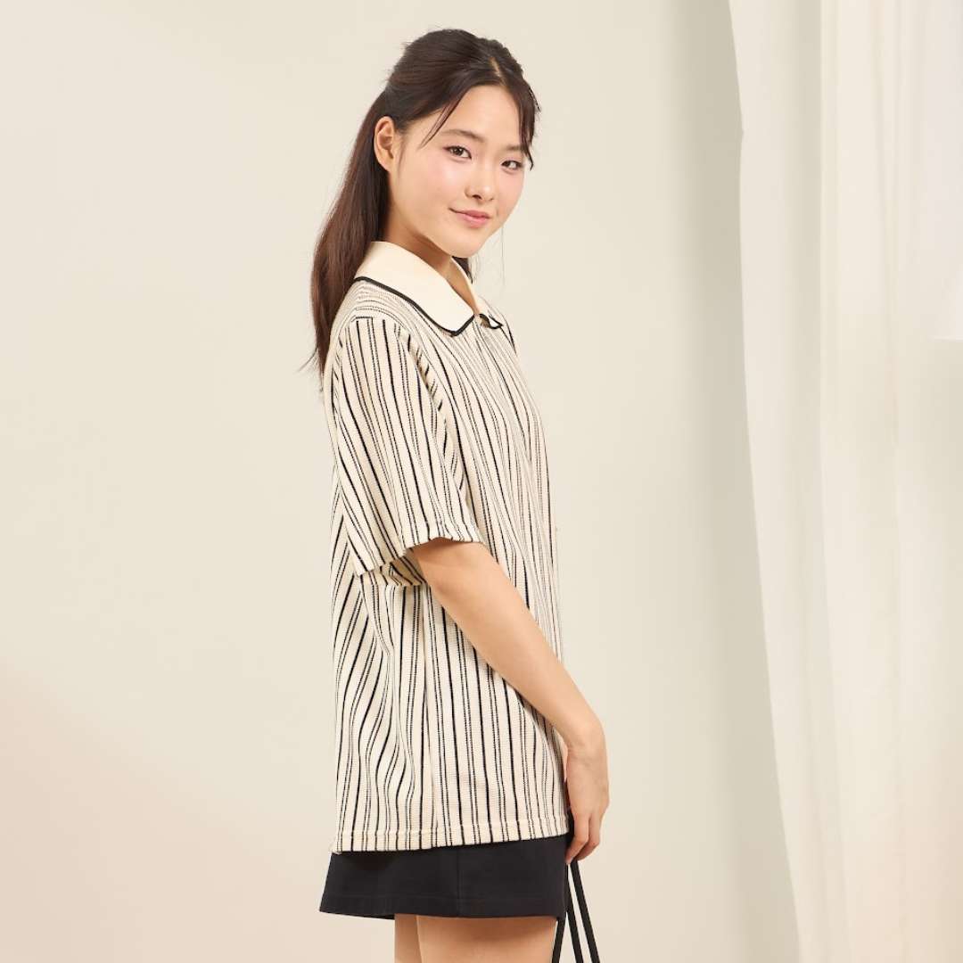 avocado - Harchi Zip Polo เสื้อโปโลผ้าใส่สบาย แต่งดีเทลซิป