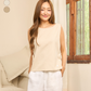 avocado - Huezy Blouse เสื้อแขนกุดคอกลม ลุคมินิมอล แมตช์ง่าย
