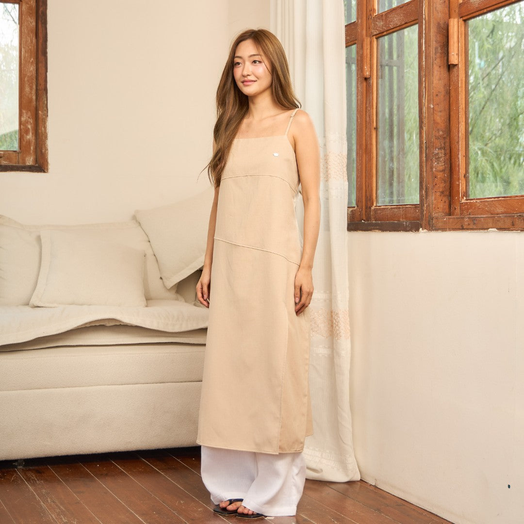 avocado - Ceram Dress เดรสผ้าลินินผสม ใส่สบาย ระบายอากาศได้ดี