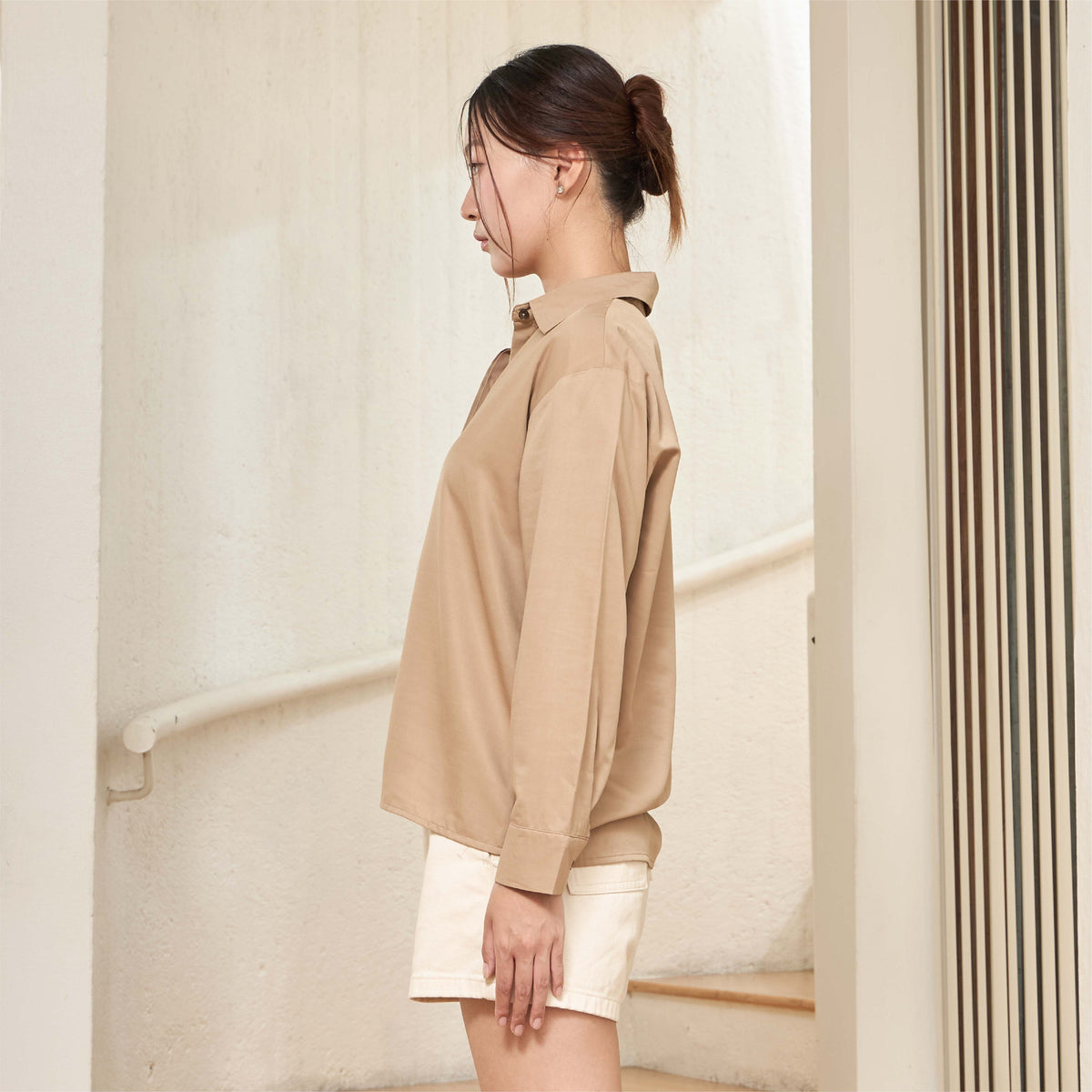 avocado - Tenderly Oversize Shirt เสื้อเชิ้ตแขนยาว เนื้อผ้าเบาสบาย แต่ไม่โปร่ง