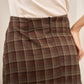 avocado - Gaia Skirt กระโปรงสั้นลายสก็อต เนื้อผ้า Cotton ผสม