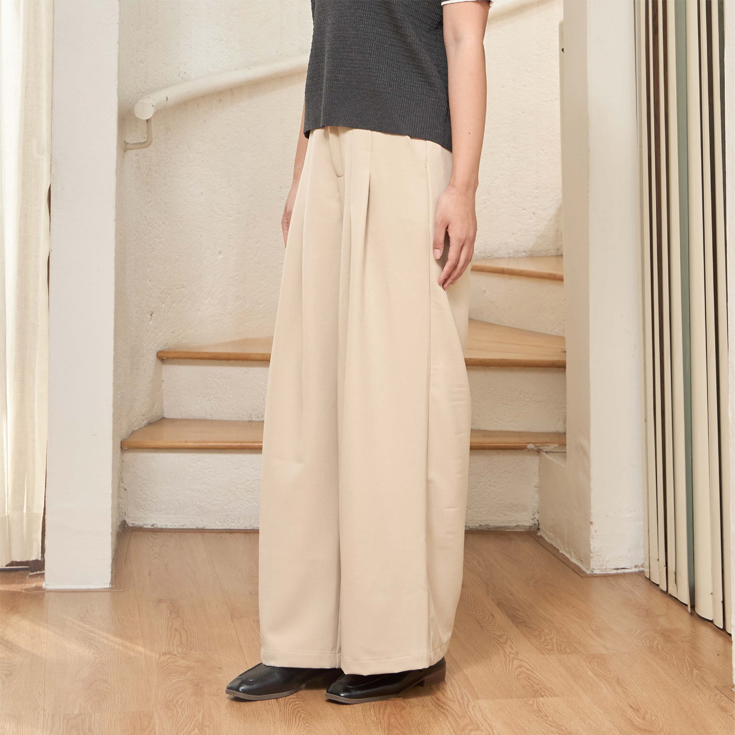 avocado - Blendley Trousers กางเกงกระบอกใหญ่ เนื้อผ้า Polyester I มีไซส์ S-XL